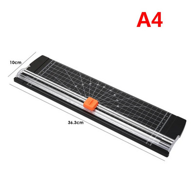 A4/A5 popieriaus pjaustytuvas giljotinos meno kirpimo mašinėlės nuotraukų iškarpų pjaustymo mašina su ištraukiama liniuote „pasidaryk pats“ biuro namų mokyklos įrankis