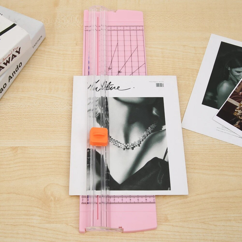 A4/A5 popieriaus pjaustytuvas giljotinos meno kirpimo mašinėlės nuotraukų iškarpų pjaustymo mašina su ištraukiama liniuote „pasidaryk pats“ biuro namų mokyklos įrankis