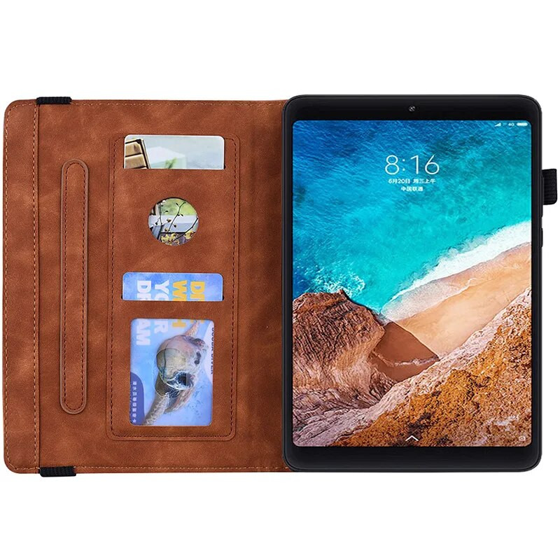 Τρισδιάστατη θήκη tablet με ανάγλυφο λουλούδι για Xiaomi Mi Pad 4 Plus / Mi Pad 5 6 Pro Pad6 Case Flip Stand για Funda Xiaomi Redmi Pad Θήκες