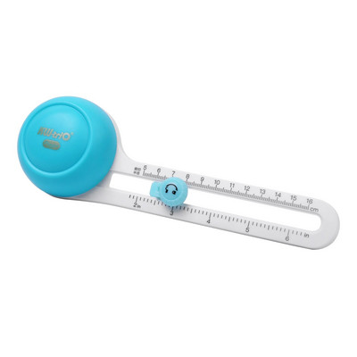 KW-triO apskritas popieriaus pjaustytuvas Rotacinis apskritas pjaustytuvas Rankinis apvalus pjovimo įrankis Popieriaus žoliapjovė Scrapbooking įrankis su pjovimo galvute