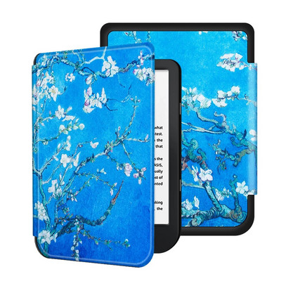 Λεπτή θήκη αφύπνισης με μαγνήτη για Kobo Nia Ereader 2020 PU Ebook Smart Cover Ereader Skin Shell Lightweight Auto Sleep Funda Capa