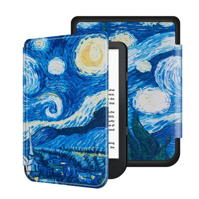Λεπτή θήκη αφύπνισης με μαγνήτη για Kobo Nia Ereader 2020 PU Ebook Smart Cover Ereader Skin Shell Lightweight Auto Sleep Funda Capa