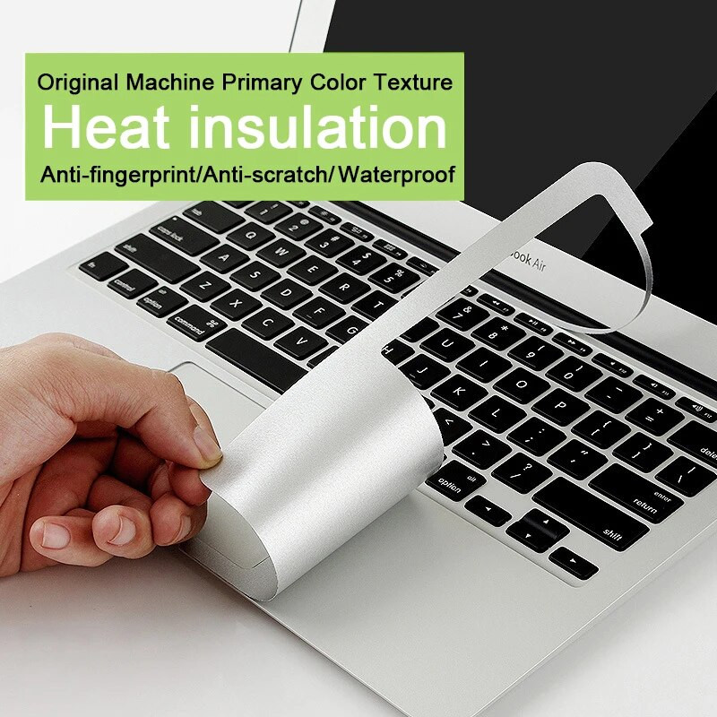 Pretskrāpējumu klēpjdatora uzlīmes vāciņš Macbook Air 13 A2337 A2681 M1 M2 2022 Pro 14 16 2021 2023 Ūdensnecaurlaidīga apvalku aizsargplēve