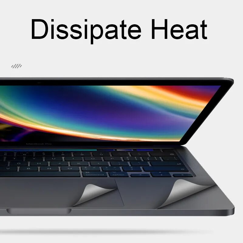 Pretskrāpējumu klēpjdatora uzlīmes vāciņš Macbook Air 13 A2337 A2681 M1 M2 2022 Pro 14 16 2021 2023 Ūdensnecaurlaidīga apvalku aizsargplēve