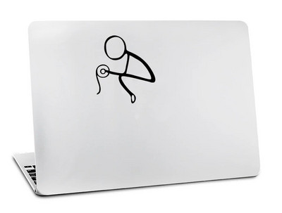 Autocolant de vinil pentru Macbook Air 11 12 13 M1 M2 Pro 13 15 16 Retina Sticker de perete Laptop Stickman Guy Notebook Tablet Skin pentru iPad