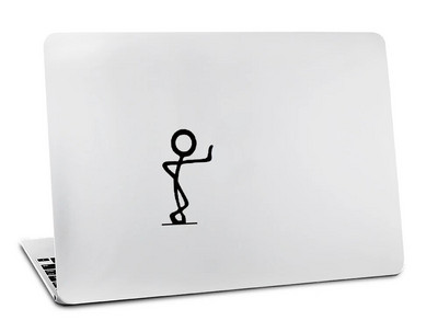 Autocolant de vinil pentru Macbook Air 11 12 13 M1 M2 Pro 13 15 16 Retina Sticker de perete Laptop Stickman Guy Notebook Tablet Skin pentru iPad
