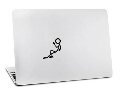 Autocolant de vinil pentru Macbook Air 11 12 13 M1 M2 Pro 13 15 16 Retina Sticker de perete Laptop Stickman Guy Notebook Tablet Skin pentru iPad