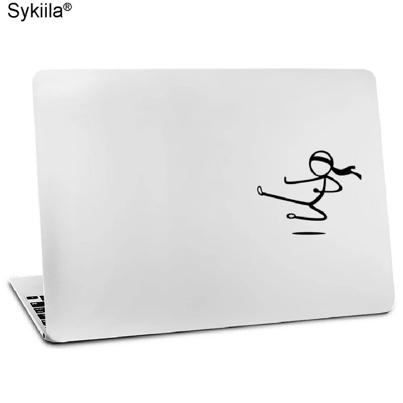 Vinila uzlīme Macbook Air 11 12 13 M1 M2 Pro 13 15 16 Retina Wall Decal klēpjdatoram Stickman Guy piezīmjdatora planšetdatoram iPad.