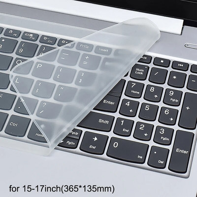 Protector universal pentru capacul tastaturii laptopului 13-17 inchi, impermeabil, rezistent la praf, din silicon, folie de protecție pentru tastatură pentru notebook