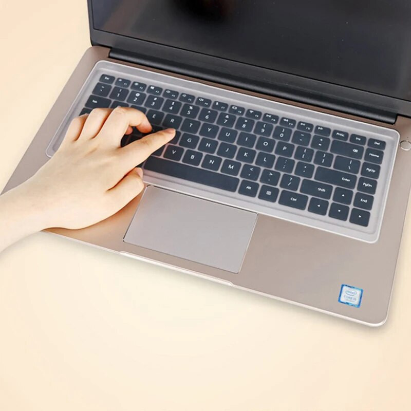 Universāls klēpjdatora tastatūras vāka aizsargs 13-17 collu ūdensnecaurlaidīgs putekļu necaurlaidīgs silikona piezīmjdatora datora tastatūras aizsargplēve