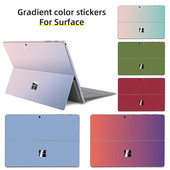 Autocolant de vinil decolorare pentru Microsoft Surface Pro 9/8/7/6/5/4/3 Surface Pro X Go 3/2 capacul spate decalcomania pentru corp Protector de piele