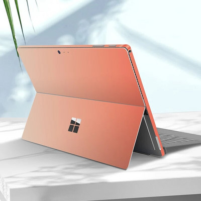 Autocolant de vinil decolorare pentru Microsoft Surface Pro 9/8/7/6/5/4/3 Surface Pro X Go 3/2 capacul spate decalcomania pentru corp Protector de piele