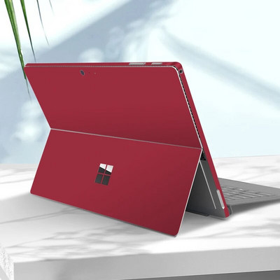 Autocolant de vinil decolorare pentru Microsoft Surface Pro 9/8/7/6/5/4/3 Surface Pro X Go 3/2 capacul spate decalcomania pentru corp Protector de piele