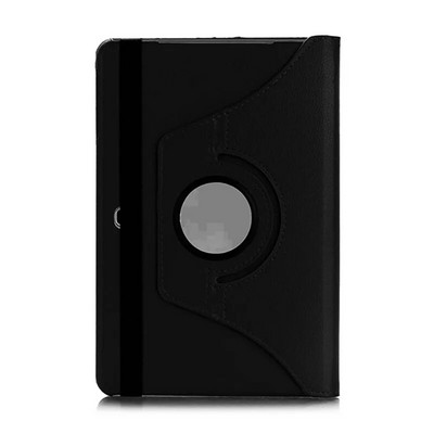 360 grādos rotējošs PU ādas apvalks Samsung Galaxy Tab Advanced 2 10,1 collas SM-T583, apgriežams statīvs, viedais planšetdatora vāciņš