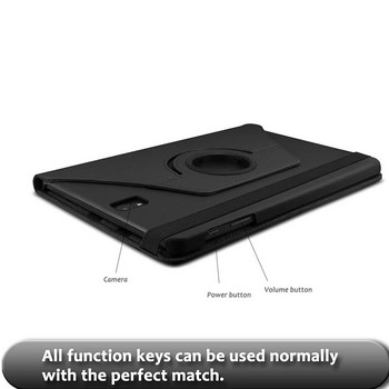 Για Samsung Galaxy Tab S3 9.7 SM-T820 SM-T825 T829 Θήκη tablet 360 Περιστρεφόμενη αναδιπλούμενη βάση Δερμάτινο προστατευτικό κάλυμμα