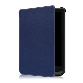Smart Wake-Sleep Book Cover калъф за PocketBook 617 628 627 LE/606/632 Plus Aqua/633 Color/616 Funda с мека TPU задна обвивка