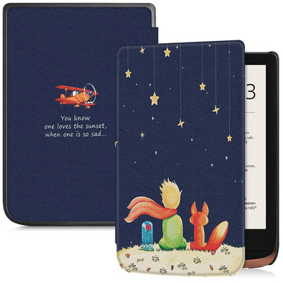 Husă inteligentă pentru eReader PocketBook 606/616/627/628/632/633 - Husă de protecție subțire ușoară cu închidere magnetică/Sleep/Wake