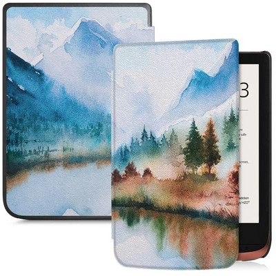 Husă inteligentă pentru eReader PocketBook 606/616/627/628/632/633 - Husă de protecție subțire ușoară cu închidere magnetică/Sleep/Wake