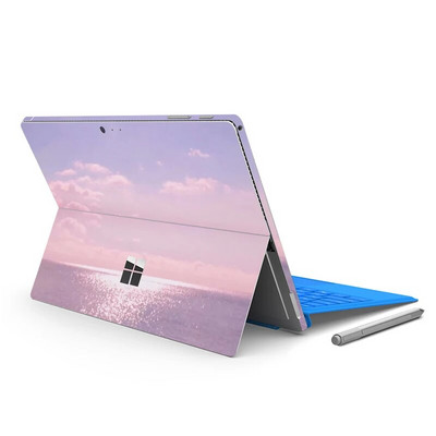 Autocolant de vinil cu model de imprimare color pentru Microsoft Surface Pro 7/6/5/4/3 9/8X Go 2 capacul spate decalcomania pentru corp Protector de piele