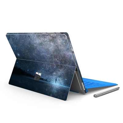 Autocolant de vinil cu model de imprimare color pentru Microsoft Surface Pro 7/6/5/4/3 9/8X Go 2 capacul spate decalcomania pentru corp Protector de piele