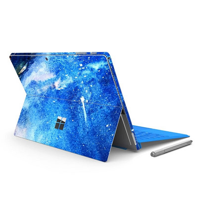 Autocolant de vinil cu model de imprimare color pentru Microsoft Surface Pro 7/6/5/4/3 9/8X Go 2 capacul spate decalcomania pentru corp Protector de piele