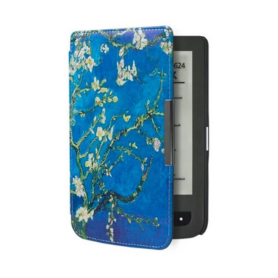 1 τμχ δερμάτινο κάλυμμα PU προστατευτική θήκη για pocketbook touch lux 3 Ruby Red για pocketbook 614 plus 615/624/625/626 ereader