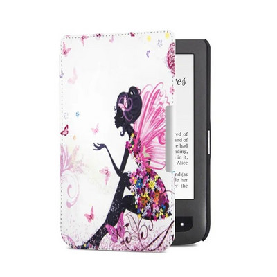 1 τμχ δερμάτινο κάλυμμα PU προστατευτική θήκη για pocketbook touch lux 3 Ruby Red για pocketbook 614 plus 615/624/625/626 ereader