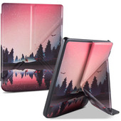 PocketBook 606/616/Pocketbook 627/628/Pocketbook 632/633 krāsainais futrālis — Origami statīva aizsargvāciņš ar automātisku miega režīmu/pamošanos