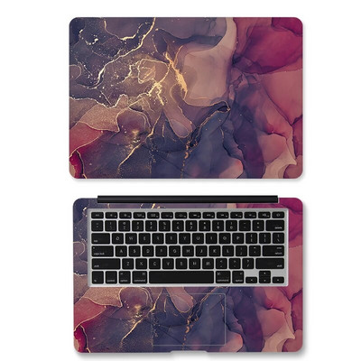 Autocolant pentru laptop cu marmură colorată DIY 11/12/13/14/15/16 inchi pentru MacBook Air 11 Air 13.3 2020 Pro 13/HP/DELL/Lenovo