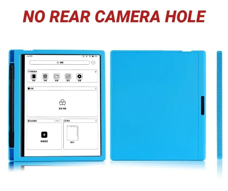 Plāns mīksts silikona vāciņš Onyx Boox Note X3 X2 X 2 3 4 5 Pro Case eBook Protector Funda For Boox Note Air 3 C 2 Plus 10,3"