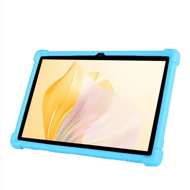 Mīksts silikona vāciņš N-one NPad Air Case Kids Safety 10,1" planšetdatora statīvs Funda ar 4 triecienizturīgiem gaisa spilveniem