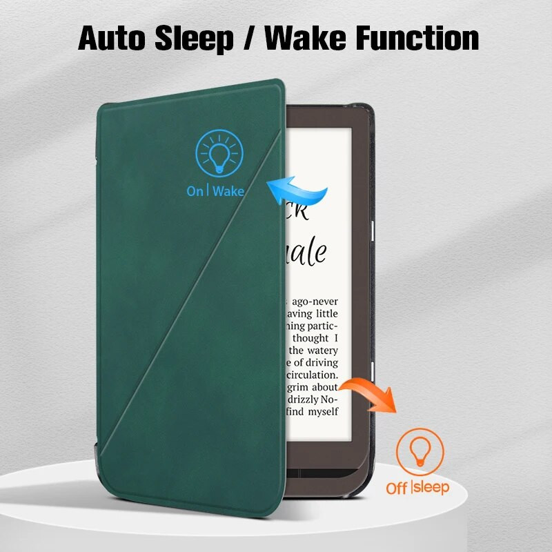 Torbica za PocketBook 740 u boji za Inkpad u boji 7,8 inča, Smart Funda za Pocketbook Inkpad Origami preklopna navlaka PB740 SleepCover