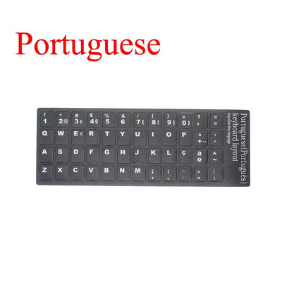 1PC Autocolante multicolore din PVC pentru tastatură Autocolant auto-adeziv Rusă Ucraina Arabă Engleză Ebraică Italiană Spaniolă Autocolant