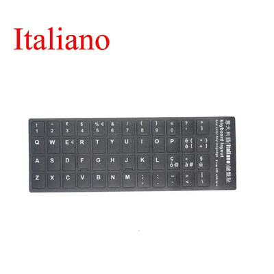 1PC Autocolante multicolore din PVC pentru tastatură Autocolant auto-adeziv Rusă Ucraina Arabă Engleză Ebraică Italiană Spaniolă Autocolant