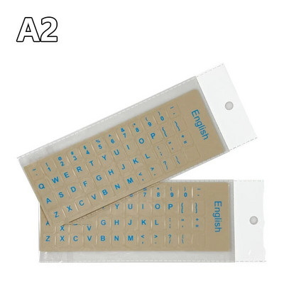 Rusă Engleză Autocolante transparente pentru tastatură Alfabetul coreean în limba ebraică pentru computer PC Protecție împotriva prafului Accesorii laptop