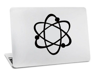 Autocolant de vinil pentru Macbook Pro 13 15 16 17 Skin Air 11 12 13 Retina Laptop Computer Notebook Tablet Decal Atom Nucleus Molecule