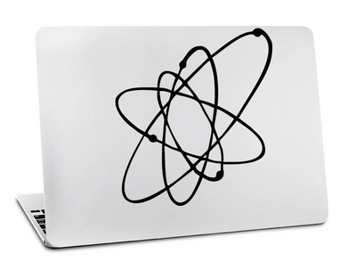 Autocolant de vinil pentru Macbook Pro 13 15 16 17 Skin Air 11 12 13 Retina Laptop Computer Notebook Tablet Decal Atom Nucleus Molecule