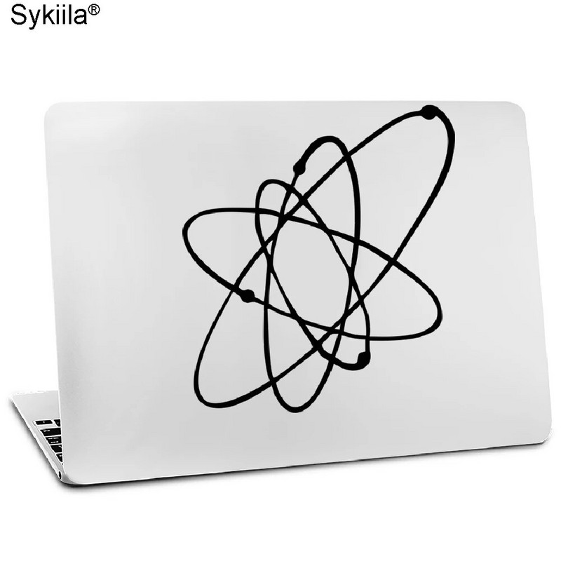 Vinila uzlīme priekš Macbook Pro 13 15 16 17 Skin Air 11 12 13 Retina klēpjdatoru piezīmjdatoru planšetdatora uzlīme Atom Nucleus Molecule
