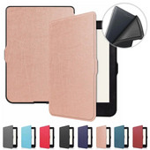 Plāns, viegls un vieds pārsegs Funda Kobo Nia 2020 6 collu PU ādas Ereader pārsegs Hoesje Kobo Nia korpusam Wake/Sleep