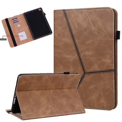 Cover Funda Huawei MediaPad M5 Lite 10 alusega nahast rahakotiümbris Huawei MediaPad M5 Lite 10 BAH2-W19/L09/W09 10,1-tollise ümbrise jaoks