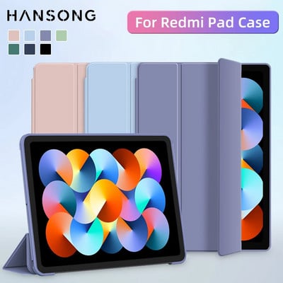 „Redmi Pad Case Flip Stand PU“ apsauginis dangtelis, skirtas 2022 m. „Xiaomi Redmi Pad“, 10,61 colio odinis apvalkalas planšetinio kompiuterio apsauginis dėklas