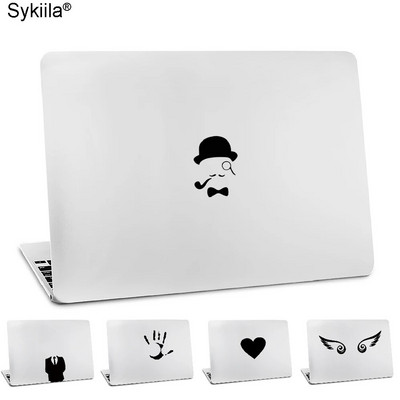 Карикатура Mustache Pipe Gentleman Винилов стикер за Apple Skin Macbook Air 11 13 Pro 13 15 17 Retina Компютър Стикер за стена на кола