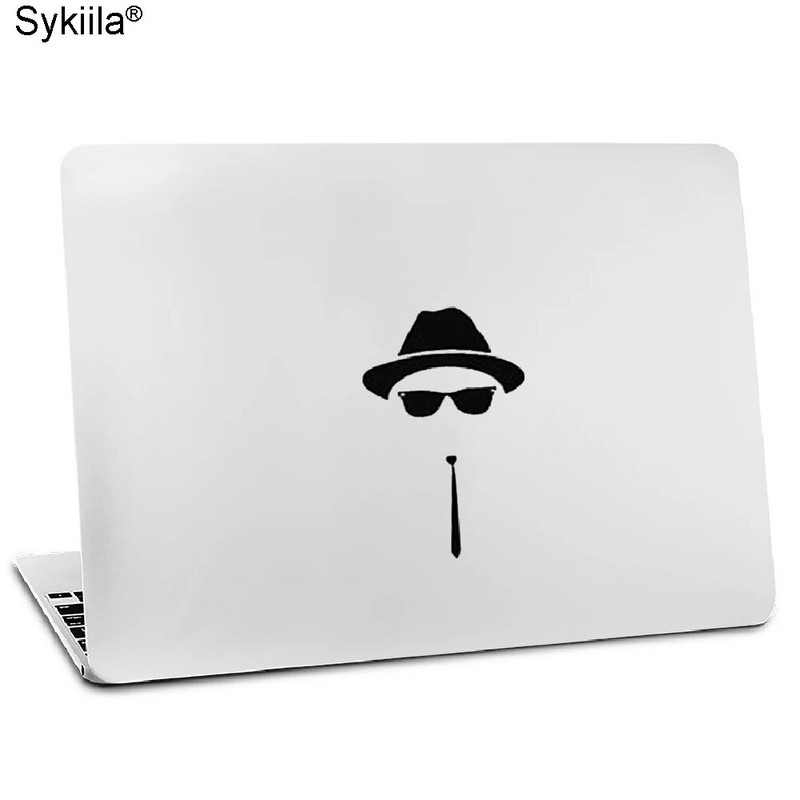 Αυτοκόλλητο βινυλίου Gentleman Cartoon Mustache Pipe για Apple Skin Macbook Air 11 13 Pro 13 15 17 Retina Υπολογιστής Αυτοκόλλητο Διαφημιστικό Τοίχου