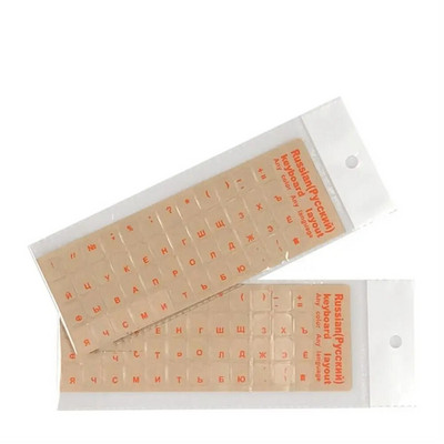 Rusų anglų kalbos skaidrūs klaviatūros lipdukai korėjiečių hebrajų kalbos abėcėlė, skirta kompiuterinių kompiuterių apsaugai nuo dulkių nešiojamojo kompiuterio priedai