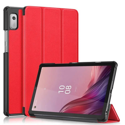 Husă pentru tabletă Lenovo Tab M9 9" cu suport pliat în trei, funda magnetică din piele PU pentru husă Lenovo TB310FU Smart Sleep/Wake-up