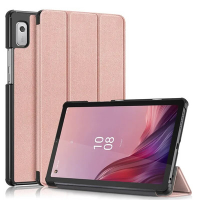 Husă pentru tabletă Lenovo Tab M9 9" cu suport pliat în trei, funda magnetică din piele PU pentru husă Lenovo TB310FU Smart Sleep/Wake-up