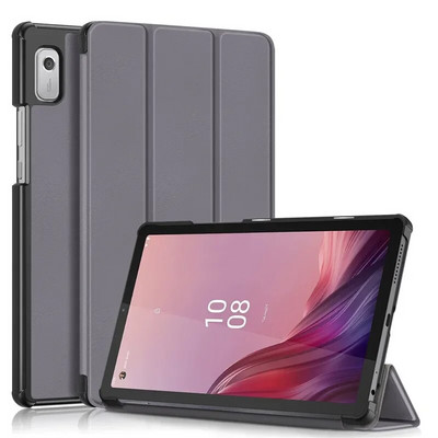 Husă pentru tabletă Lenovo Tab M9 9" cu suport pliat în trei, funda magnetică din piele PU pentru husă Lenovo TB310FU Smart Sleep/Wake-up