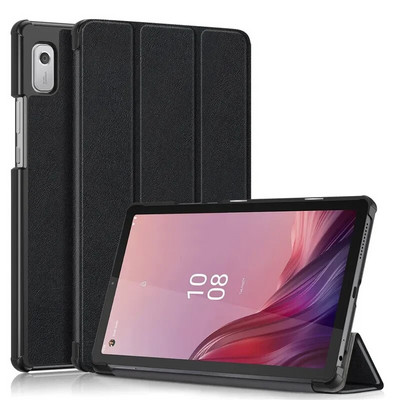 Husă pentru tabletă Lenovo Tab M9 9" cu suport pliat în trei, funda magnetică din piele PU pentru husă Lenovo TB310FU Smart Sleep/Wake-up