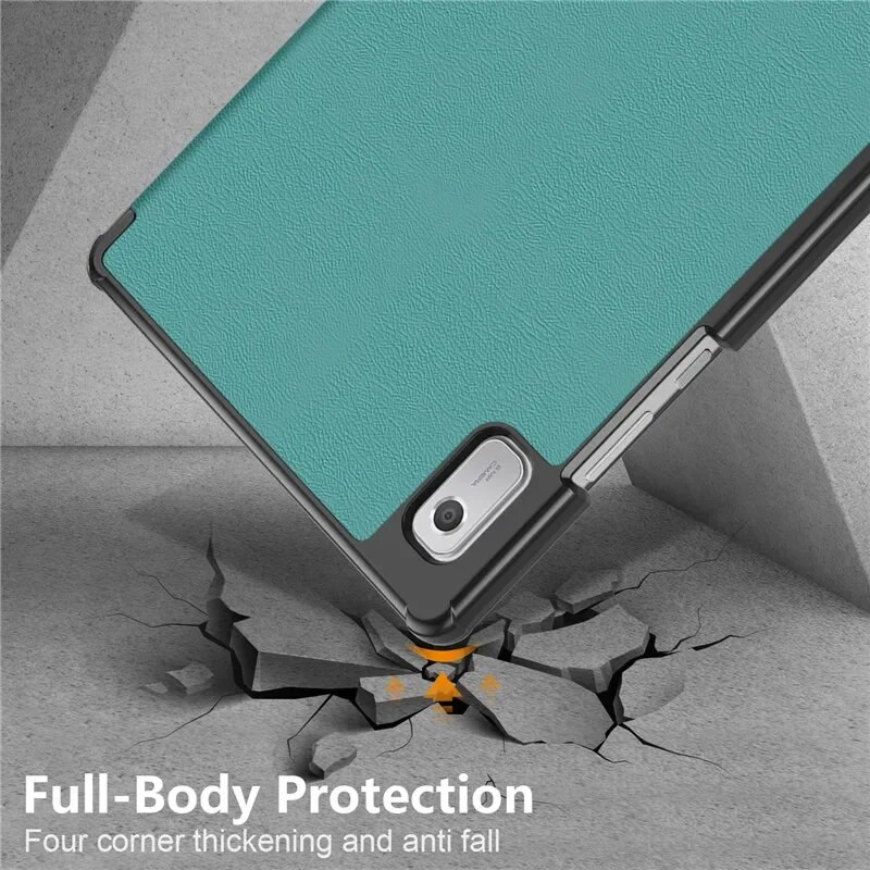 Coque For Lenovo Tab M9 9-tolline tahvelarvutiümbris, kolmekordselt volditud alus, PU-nahast magnetiline põhi Lenovo TB310FU jaoks, nutikas une-/äratuskaas