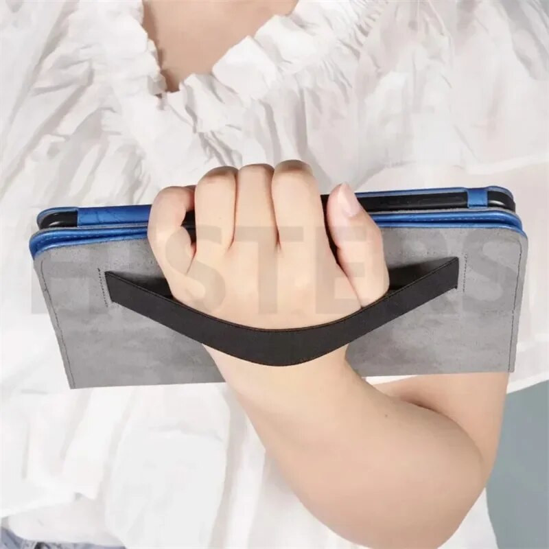 Ανάγλυφη βάση για PRITOM Tronpad M7 / P7 Plus 7" Μαγνητική θήκη για tablet PC με λουράκι χεριού